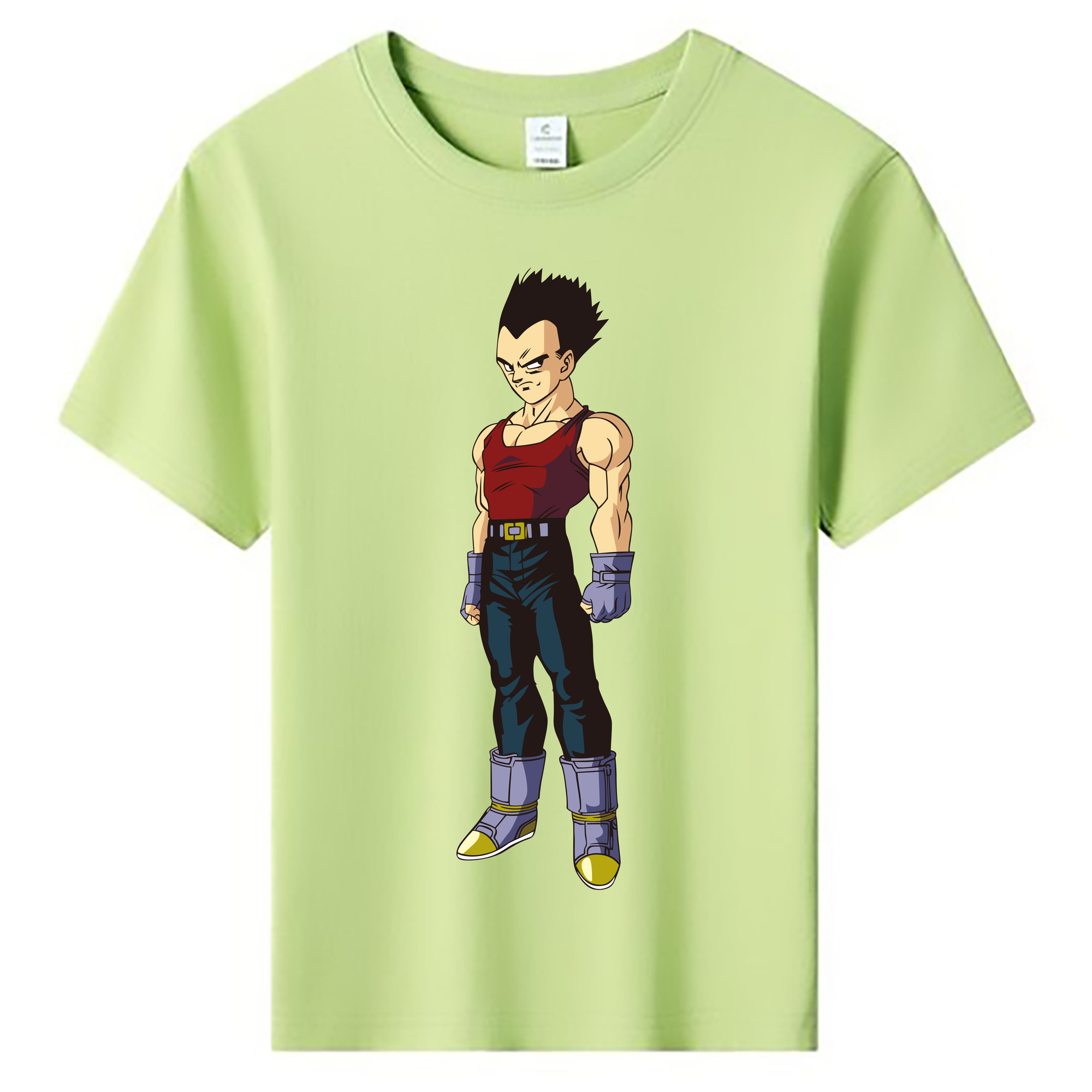 （画像用） ドラゴンボール ベジータ四世（Bejīta Yonsei）DRAGON BALL Vegeta IV 綿100％キッズTシャツ（フロントプリント）